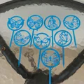 Bộ 9 Mẫu Toppers: Động vật, Bướm, Rồng và Hơn thế nữa - Thumbnail 10