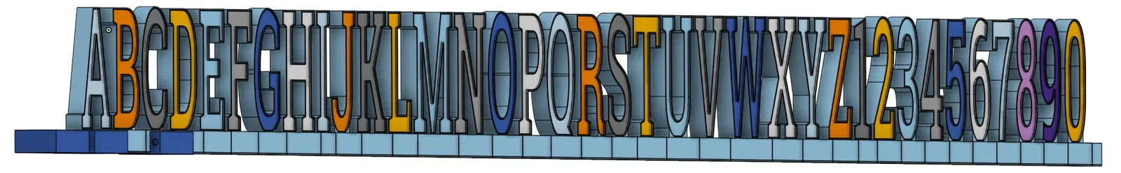 Chữ Cái và Số LED/Neopixel - Image 1