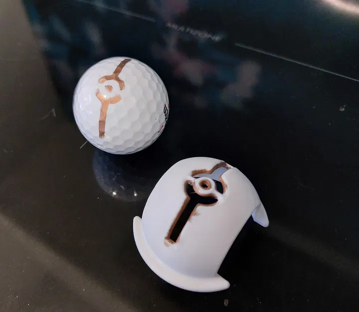 Dấu kẻ Pokeball cho bóng Golf - Image 2