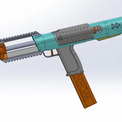 SidePod - Khẩu Blaster Springer Nerf Tích Hợp Băng Đạn