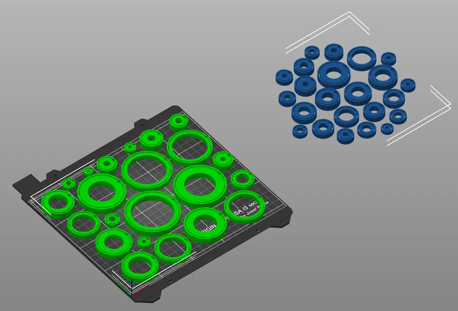 100+ Vòng bi kích thước tiêu chuẩn (608, 6200, 6202, 6204, 6206, 6000 và 6305 v.v.) - sử dụng bi airsoft 6mm hoặc bi thép 4.5mm - Image 1