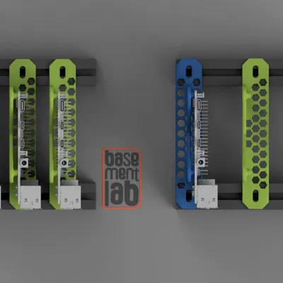 Giá đỡ Dọc Raspberry Pi 3/4/5 cho Thanh Nhôm Định Hình 2020