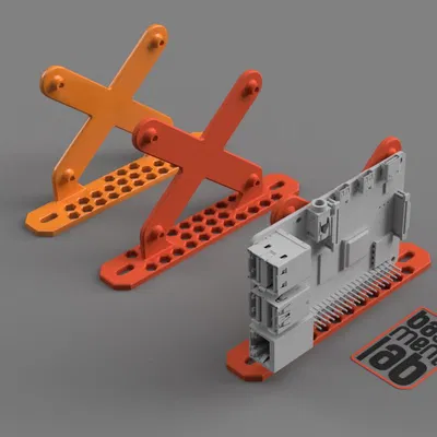 Giá đỡ Dọc Raspberry Pi 3/4/5 cho Thanh Nhôm Định Hình 2020