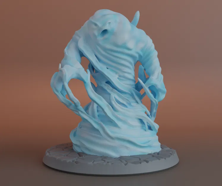 Nguyên Tố Khí - Mô Hình Mini D&D (Không Cần Support/Thân Thiện Với FDM) - Image 1