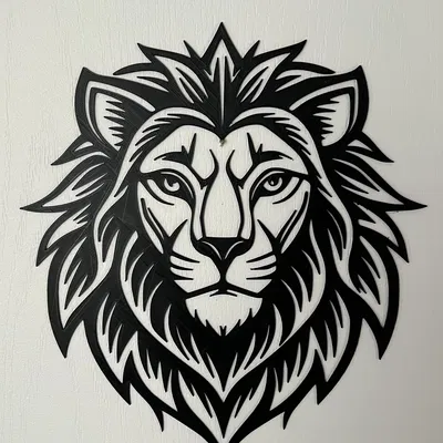 Nghệ Thuật Treo Tường Sư Tử #4