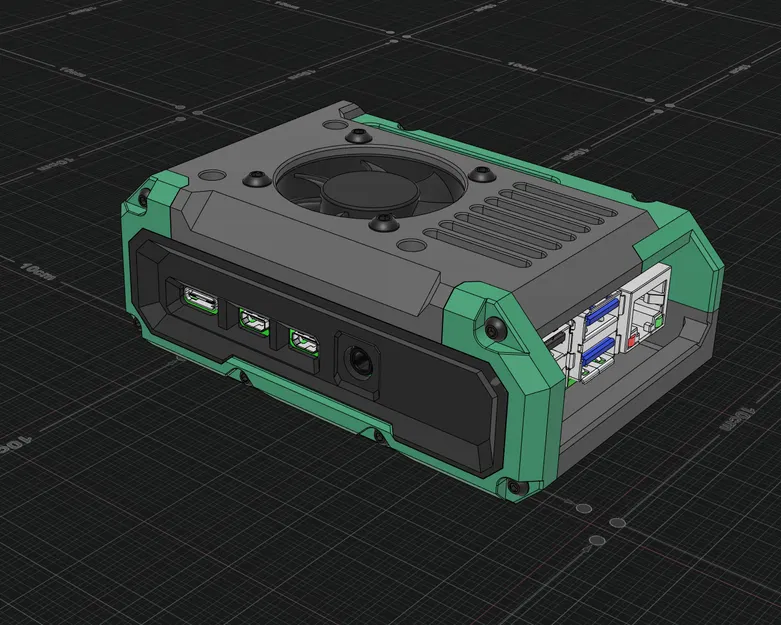 Vỏ Raspberry Pi 4 - Vỏ dạng mô-đun cho Pi 4 - Image 1