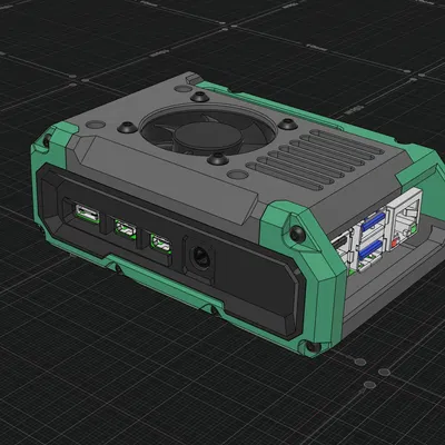 Vỏ Raspberry Pi 4 - Vỏ dạng mô-đun cho Pi 4