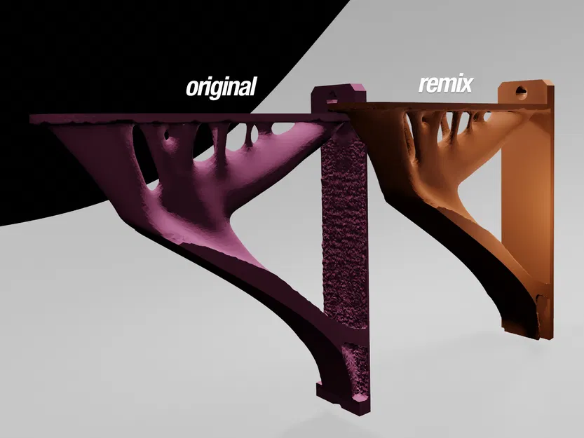 Giá đỡ kệ được tối ưu hóa topo, mượt mà - Mặt sau phẳng & dày hơn, thân mượt mà - Image 2