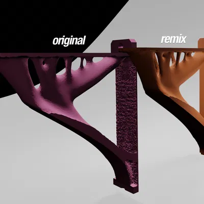 Giá đỡ kệ được tối ưu hóa topo, mượt mà - Mặt sau phẳng & dày hơn, thân mượt mà