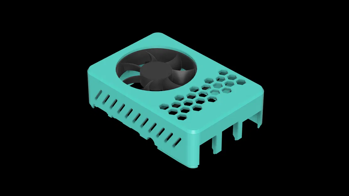 Nắp Vỏ Raspberry Pi 4 Hazi + Giá Đỡ Quạt Ez / Hỗ Trợ PoE-Hat - Image 6