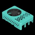 Nắp Vỏ Raspberry Pi 4 Hazi + Giá Đỡ Quạt Ez / Hỗ Trợ PoE-Hat - Thumbnail 6