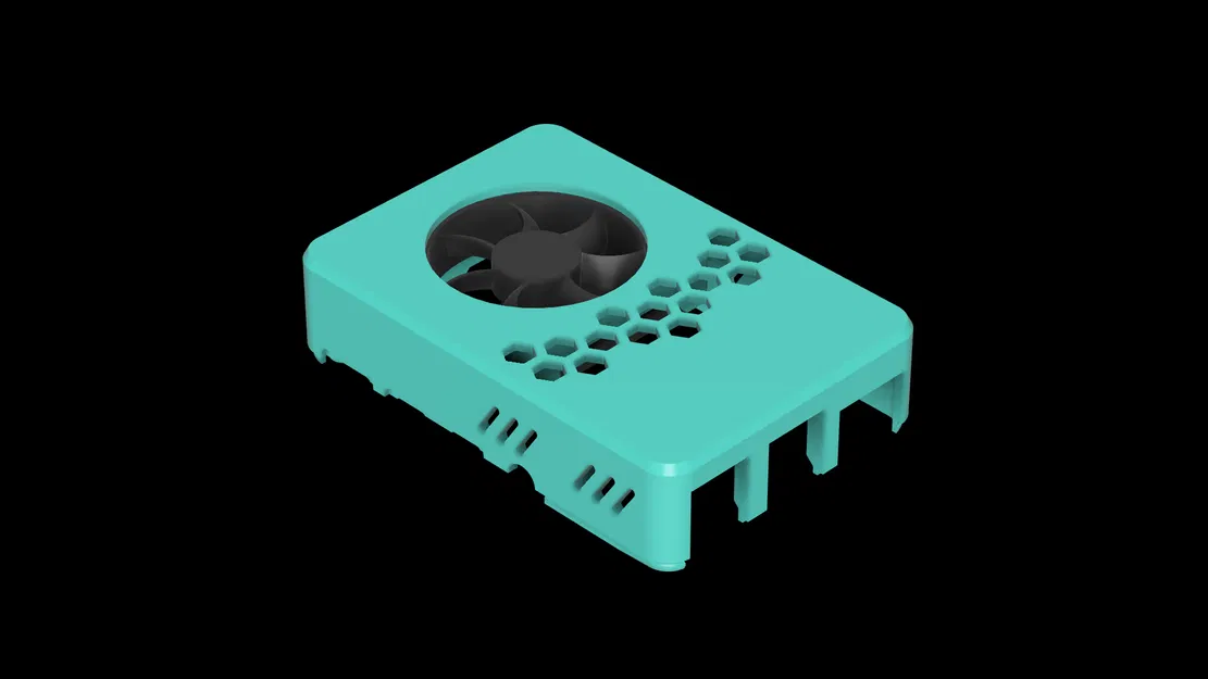 Nắp Vỏ Raspberry Pi 4 Hazi + Giá Đỡ Quạt Ez / Hỗ Trợ PoE-Hat - Image 8