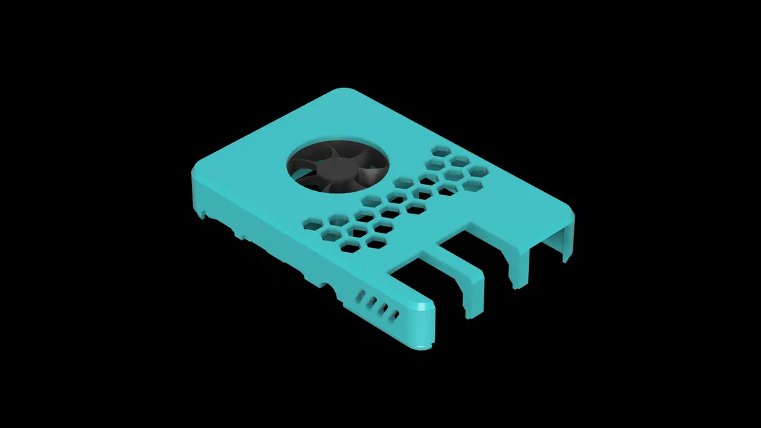 Nắp Vỏ Raspberry Pi 4 Hazi + Giá Đỡ Quạt Ez / Hỗ Trợ PoE-Hat - Image 9