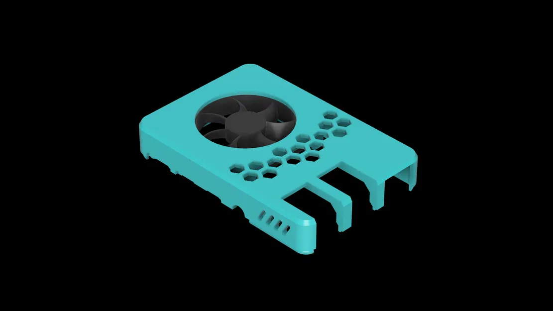 Nắp Vỏ Raspberry Pi 4 Hazi + Giá Đỡ Quạt Ez / Hỗ Trợ PoE-Hat - Image 10