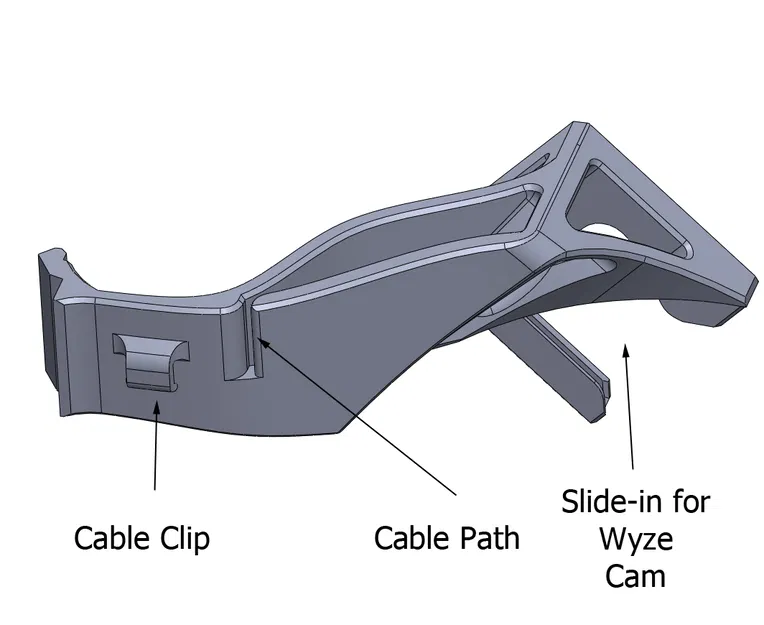 Giá đỡ Wyze Cam Prusa dạng trượt - Image 2