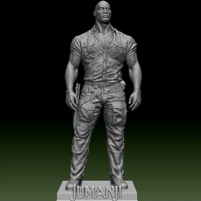 Tượng Dr. Smolder Bravestone - Dwayne Johnson