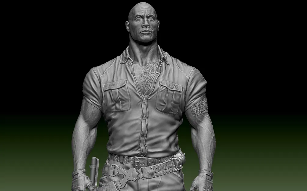 Tượng Dr. Smolder Bravestone - Dwayne Johnson - Image 2