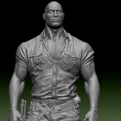 Tượng Dr. Smolder Bravestone - Dwayne Johnson