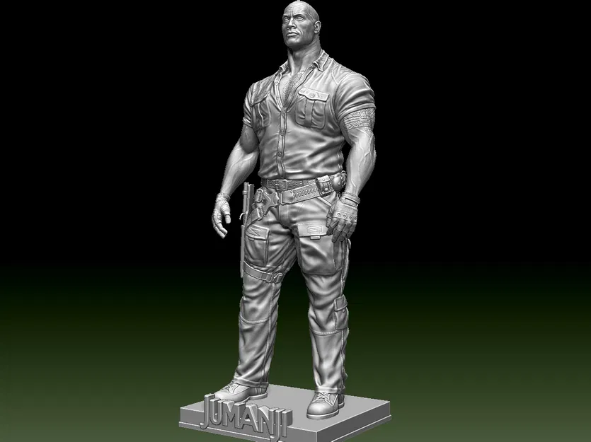 Tượng Dr. Smolder Bravestone - Dwayne Johnson - Image 4