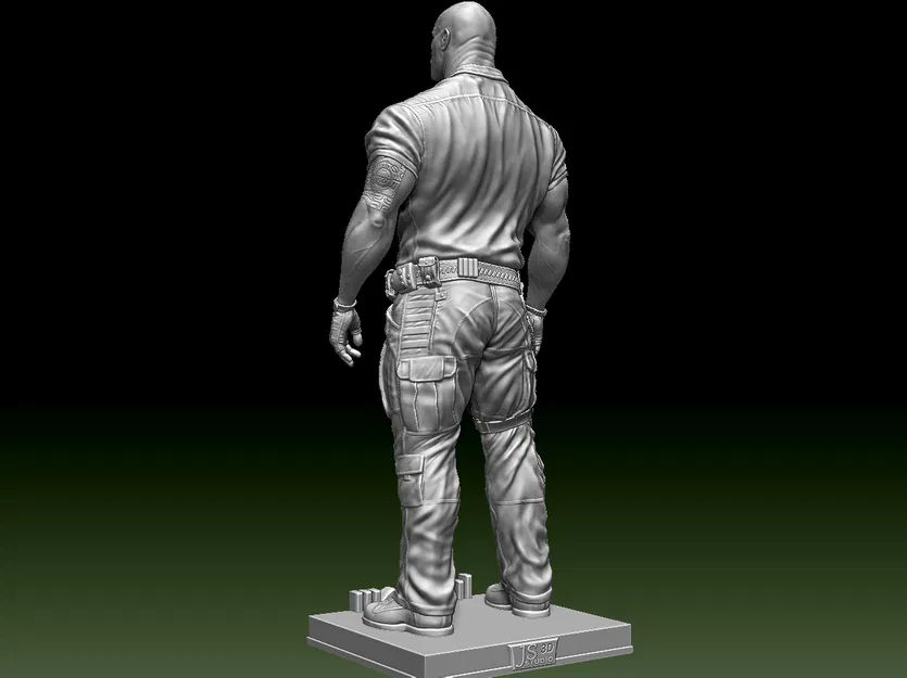 Tượng Dr. Smolder Bravestone - Dwayne Johnson - Image 6