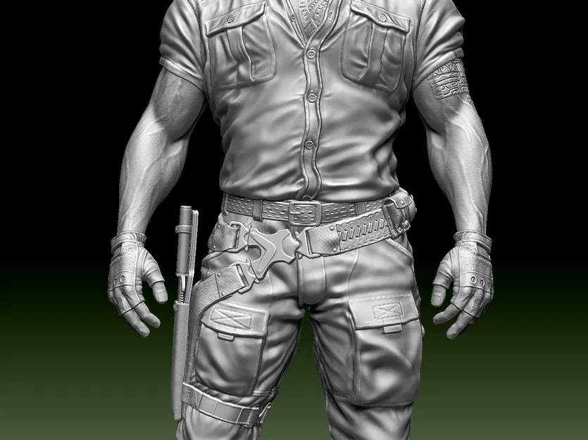 Tượng Dr. Smolder Bravestone - Dwayne Johnson - Image 9