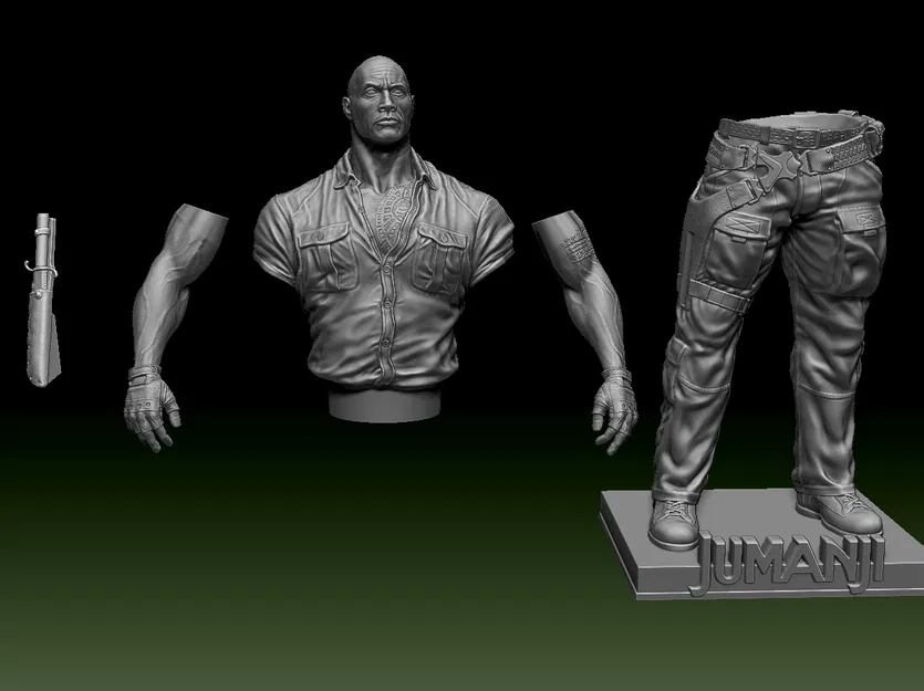Tượng Dr. Smolder Bravestone - Dwayne Johnson - Image 10
