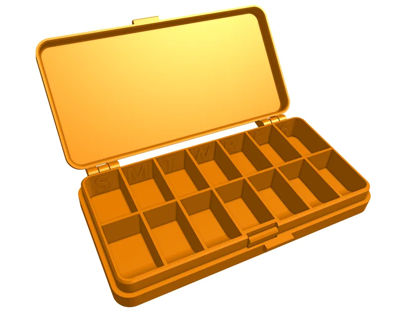 Hộp đựng thuốc hàng tuần nhỏ gọn - Image 4