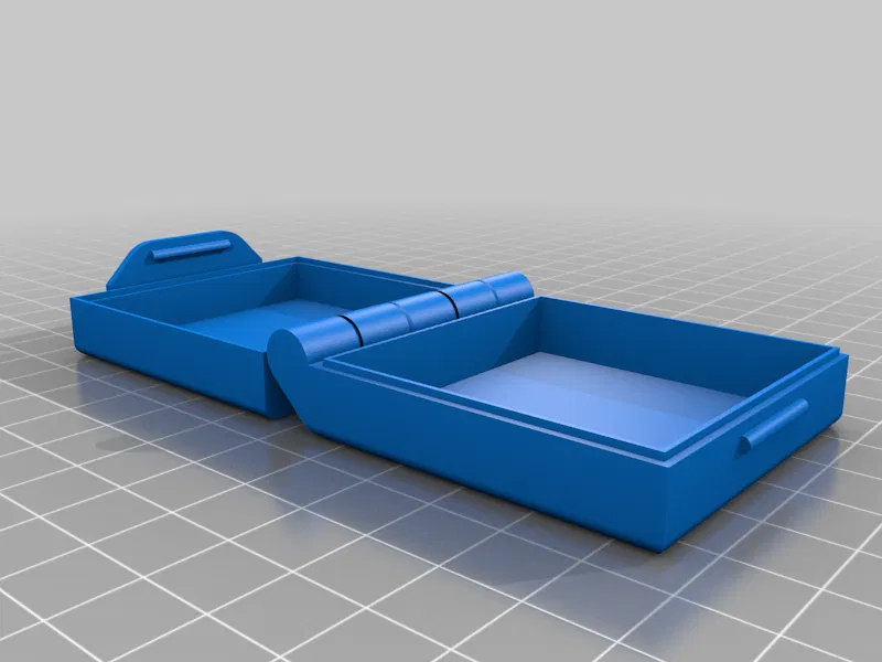 Hộp có bản lề và khóa có thể tùy chỉnh - Image 1