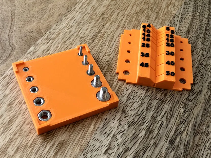 Dụng cụ đo đai ốc và vít hệ mét - Image 2