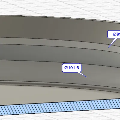Nắp cho lon thức ăn chó tiêu chuẩn (Ø10,15 cm)
