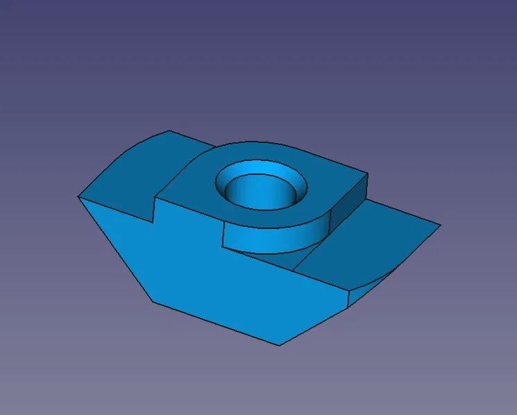 Đai ốc T cho thanh nhôm Prusa Mini (rãnh 8, loại B, ren M4) - Image 2