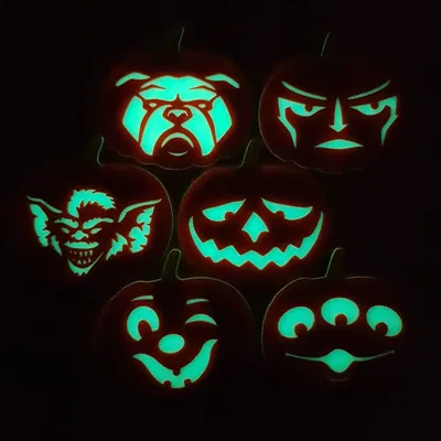 Mặt bí ngô 3 màu (halloween)