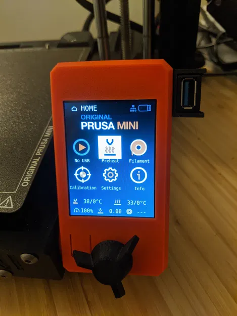Vỏ Hộp Hiển Thị Prusa Mini Có USB - Image 2