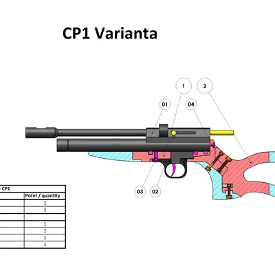 Artemis/SPA CP2 Rifle Stock v3 - Báng Súng Module