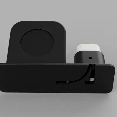 Apple 3 trong 1 Dock Sạc với Ikea Livboj QI (AirPods pro và thường)