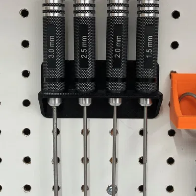 Giá giữ tua vít lục giác cho đinh tán bảng treo đồ