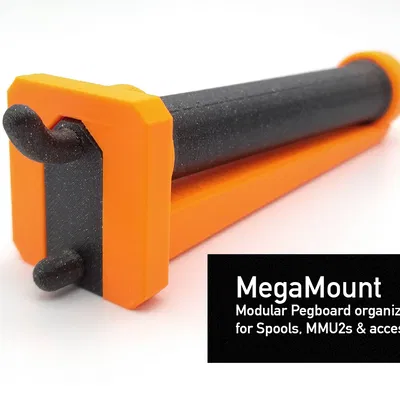 MegaMount - Giá đỡ bảng ghim mô-đun cho Cuộn dây, MMU2s & phụ kiện