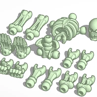 Bộ xương Tinkercad