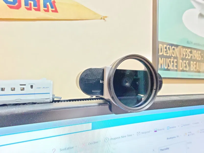 Logitech Brio - Giá đỡ ống kính 52mm - Image 1