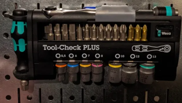 Giá đỡ treo tường Wera Tool-Check hoặc Pegboard (IKEA Skadis / Wall Control) - Image 3