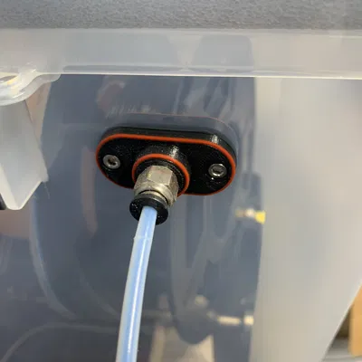 Bộ Phận Nối PTFE Có Bộ Lọc Cặn Cho Hộp Sấy Sợi Nhựa Kín Khí Máy In 3D