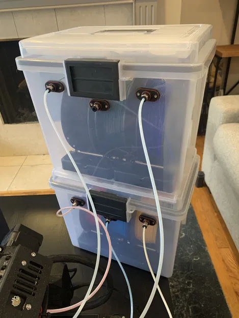 Bộ Phận Nối PTFE Có Bộ Lọc Cặn Cho Hộp Sấy Sợi Nhựa Kín Khí Máy In 3D - Image 4