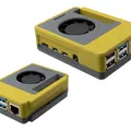 Vỏ Case Raspberry Pi Modul Snap-Fit 2B/3B/3B+/4 Có Tùy Chọn OLED & Quạt - Thumbnail 2