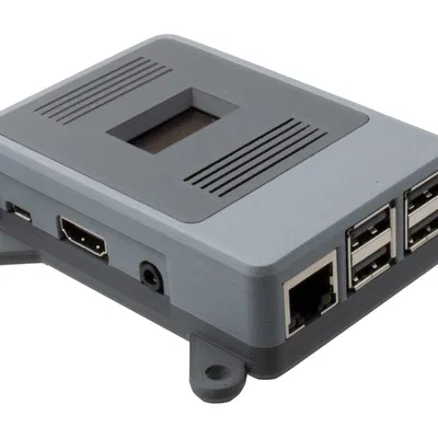 Vỏ Case Raspberry Pi Modul Snap-Fit 2B/3B/3B+/4 Có Tùy Chọn OLED & Quạt