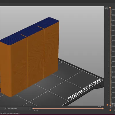 Hộp Bút Treo, Chia Vách Một Phần
