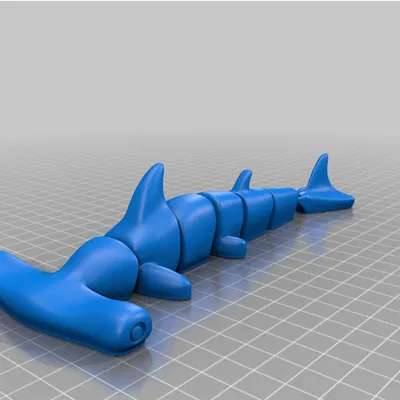 Cá Mập Đầu Búa Dẻo Dễ In Tại Chỗ