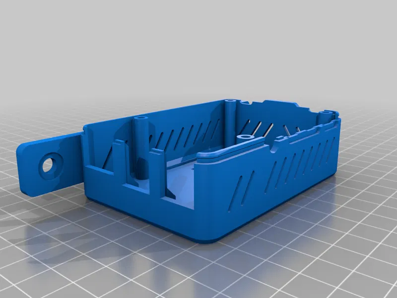 Vỏ Raspberry Pi 4B Snap có đế gắn ray - Image 1