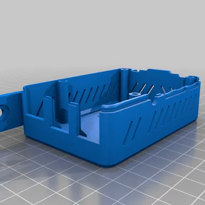 Vỏ Raspberry Pi 4B Snap có đế gắn ray