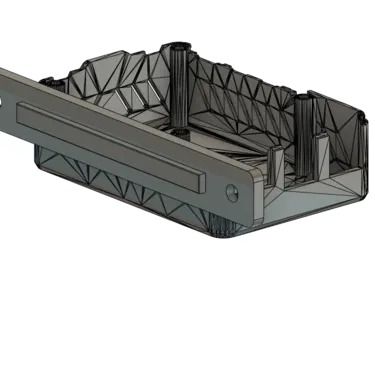 Vỏ Raspberry Pi 4B Snap có đế gắn ray