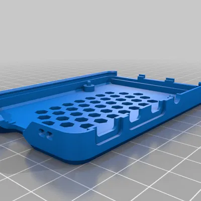 Vỏ Raspberry Pi 4B Snap có đế gắn ray